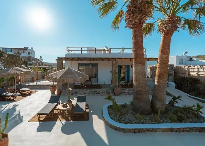 Villa Palm Luxury Maisonette With Private Outdoor Jaccuzi Ftelia (Mykonos)