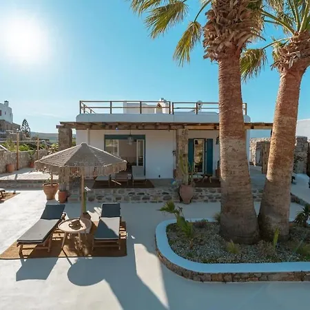 Palm Luxury Maisonette With Heated Private Jacuzzi Ftelia (Mykonos)