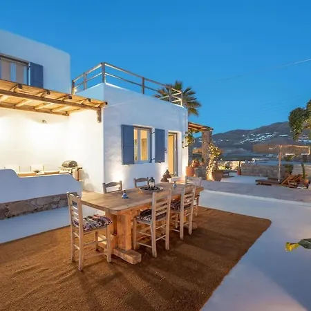 Palm Luxury Maisonette With Heated Private Jacuzzi Villa Ftelia (Mykonos)